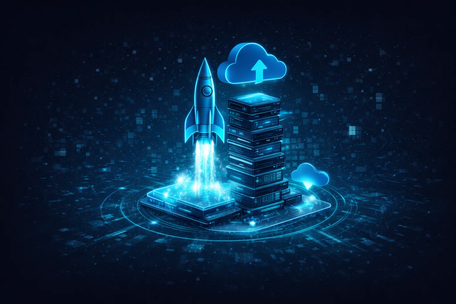 Hosting & Deployment illustration